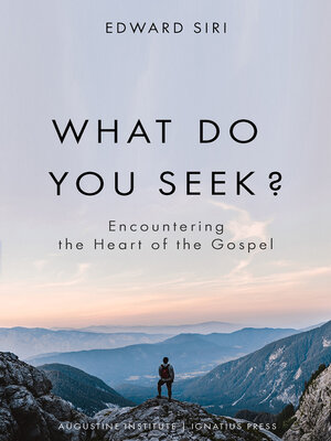 cover image of What Do You Seek?
